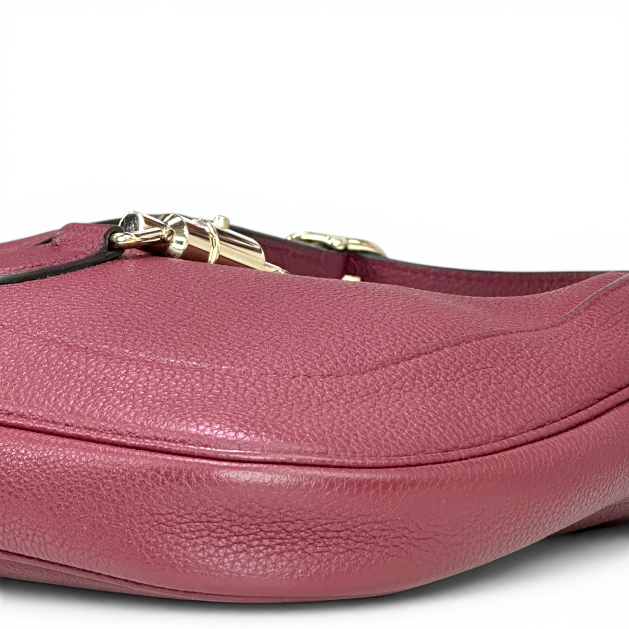 Gucci Jackie Small Burgundy Leather Bag