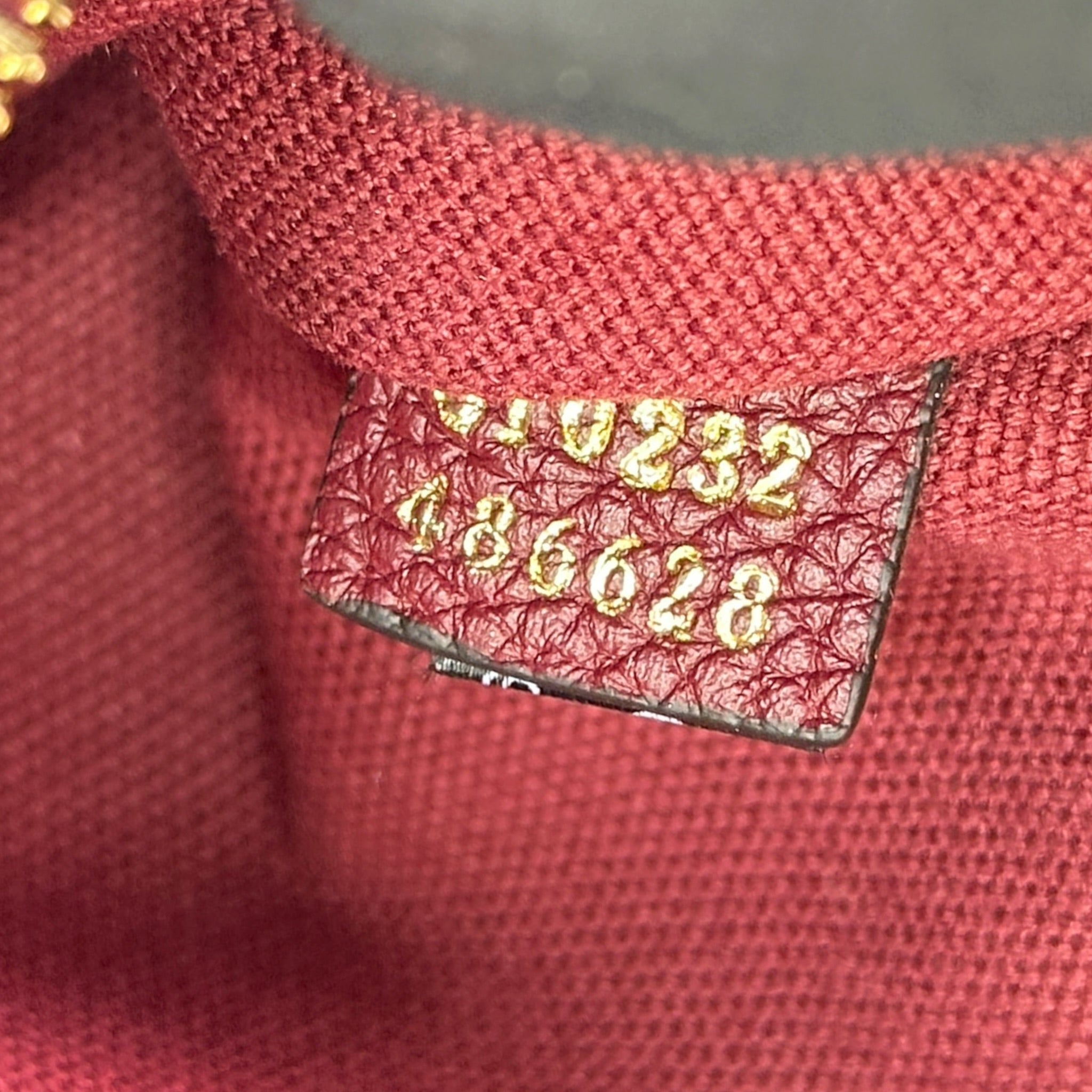 Gucci Jackie Small Burgundy Leather Bag