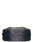 Chanel 25 Medium Handbag Black Washed Denim