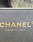 Chanel 25 Medium Handbag Black Washed Denim
