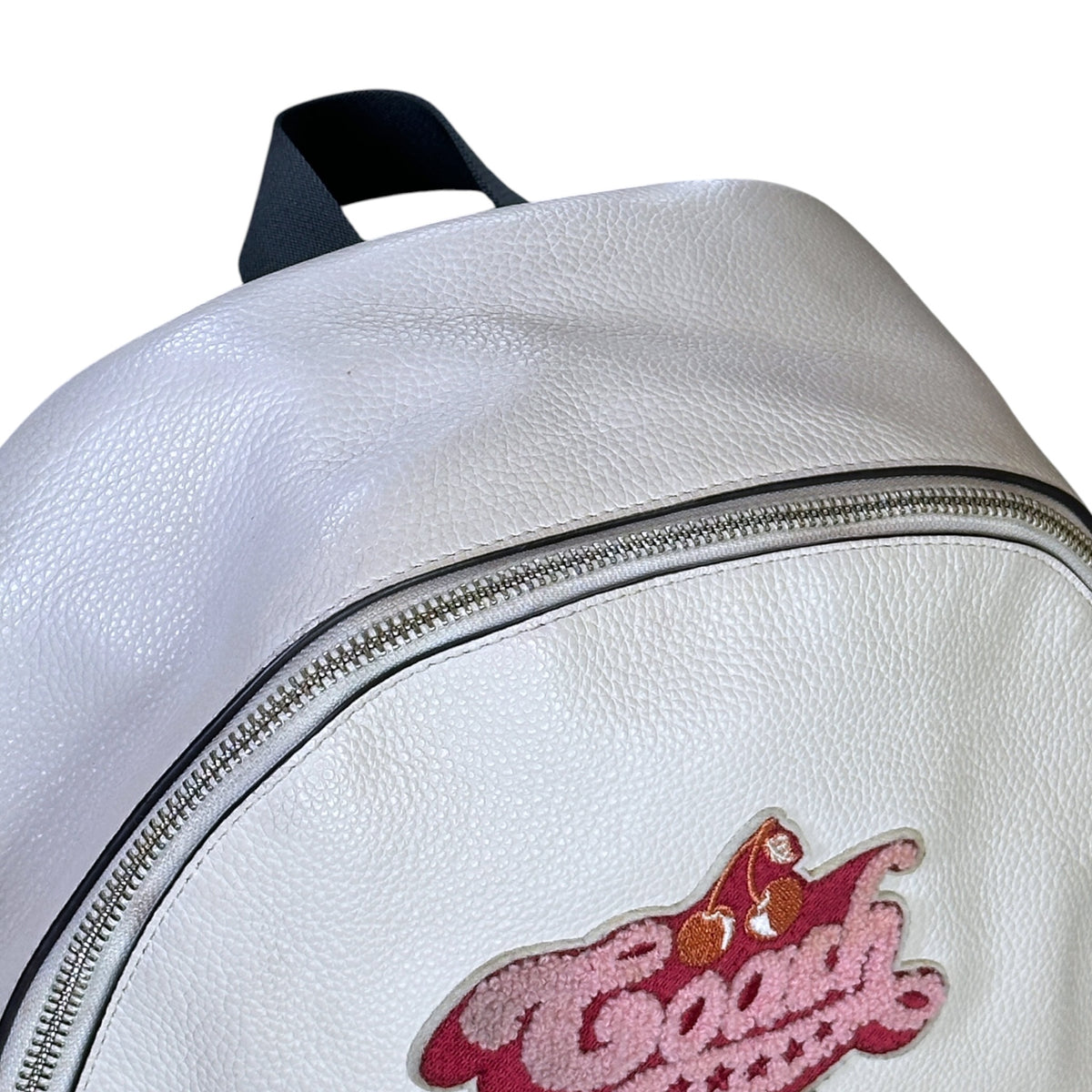 Coach Charlie white leather Backpack