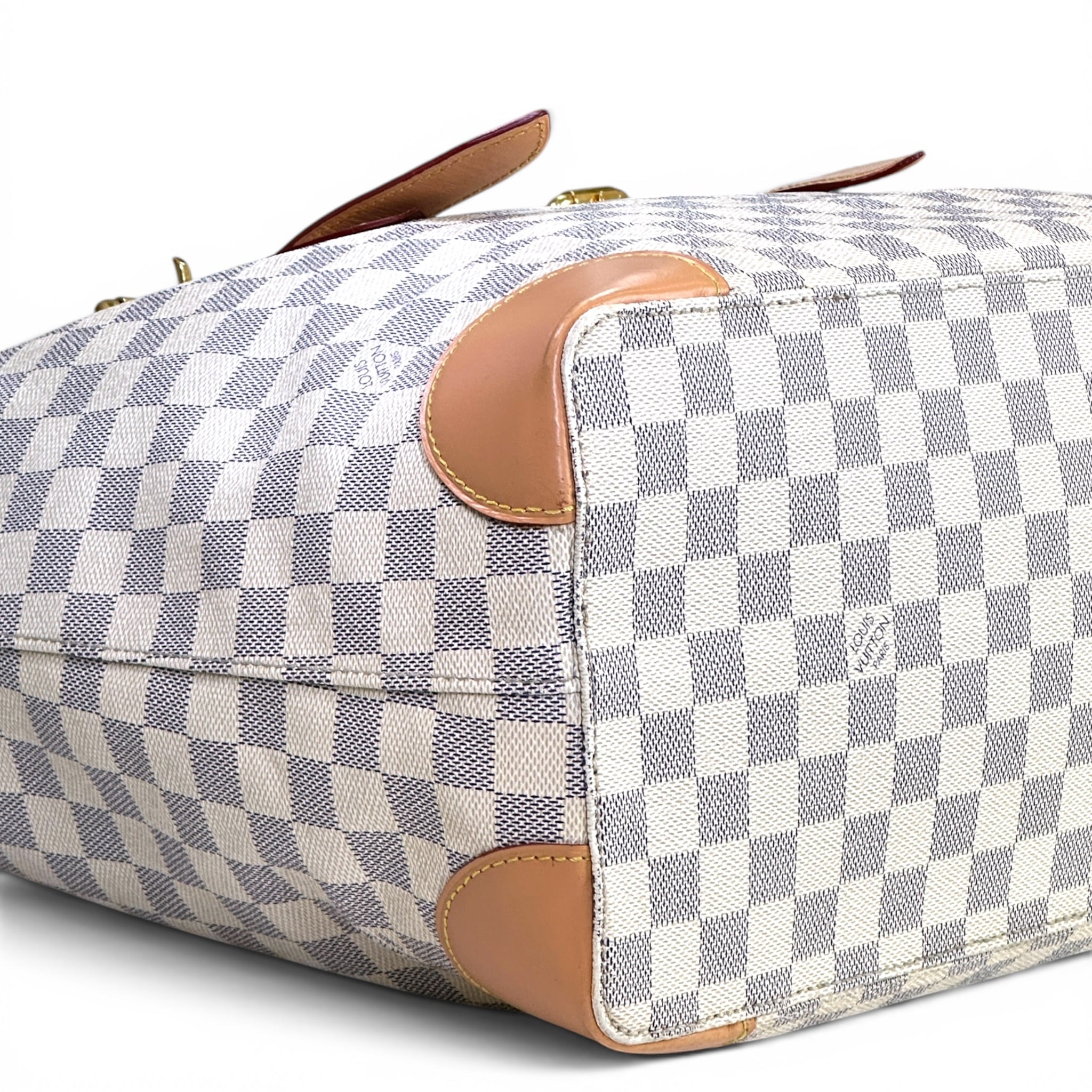 Louis Vuitton Damier Azur Hampstead MM Tote Bag