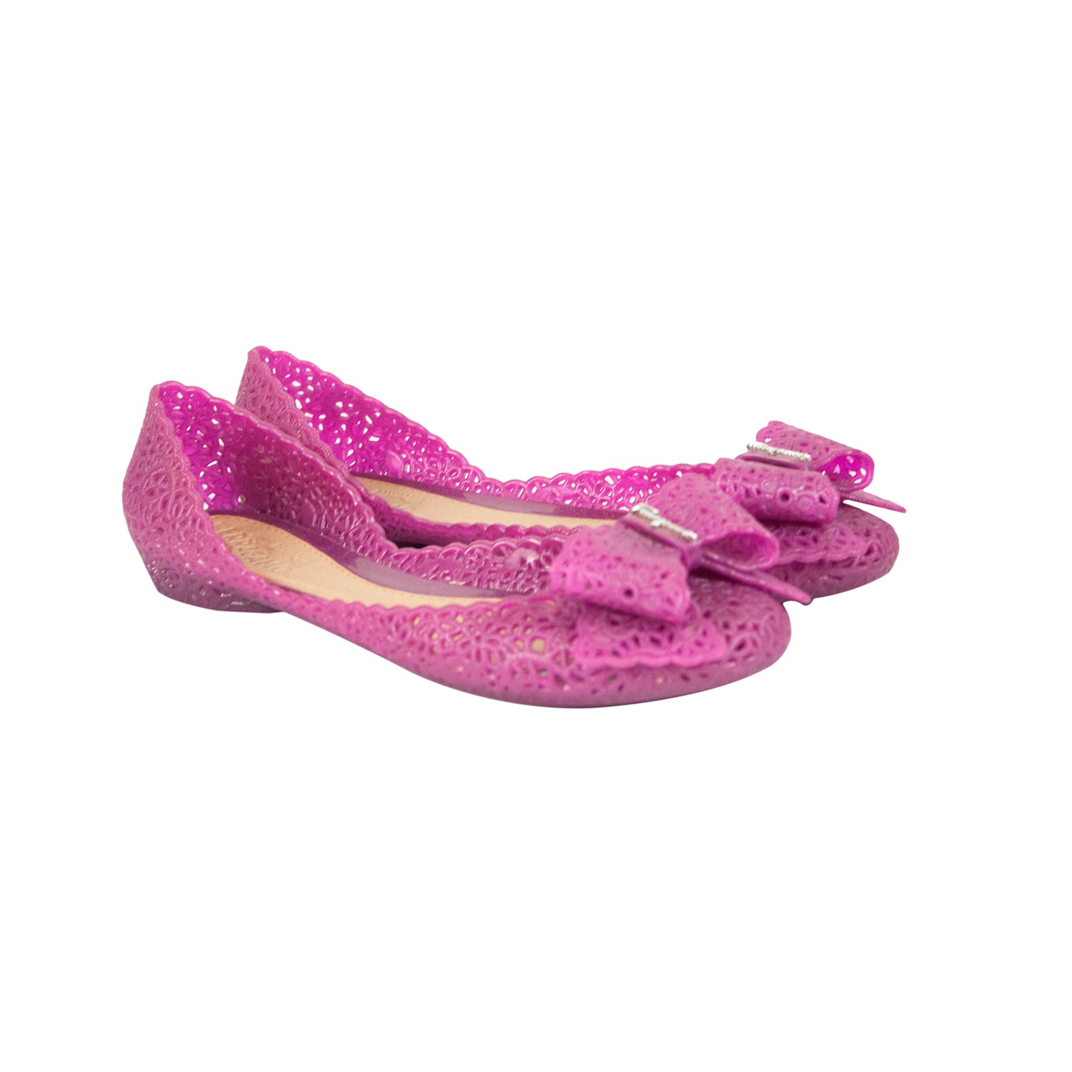Salvatore Ferragamo Ballerina Jelly Flats-35