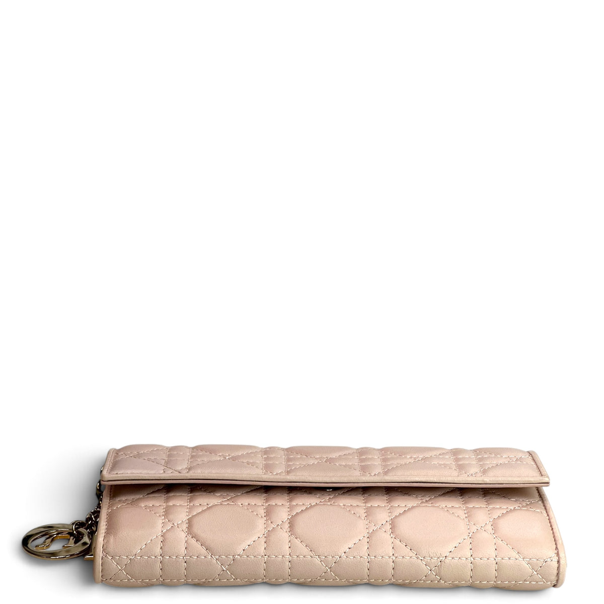 lady dior powder pink lamb skin wallet