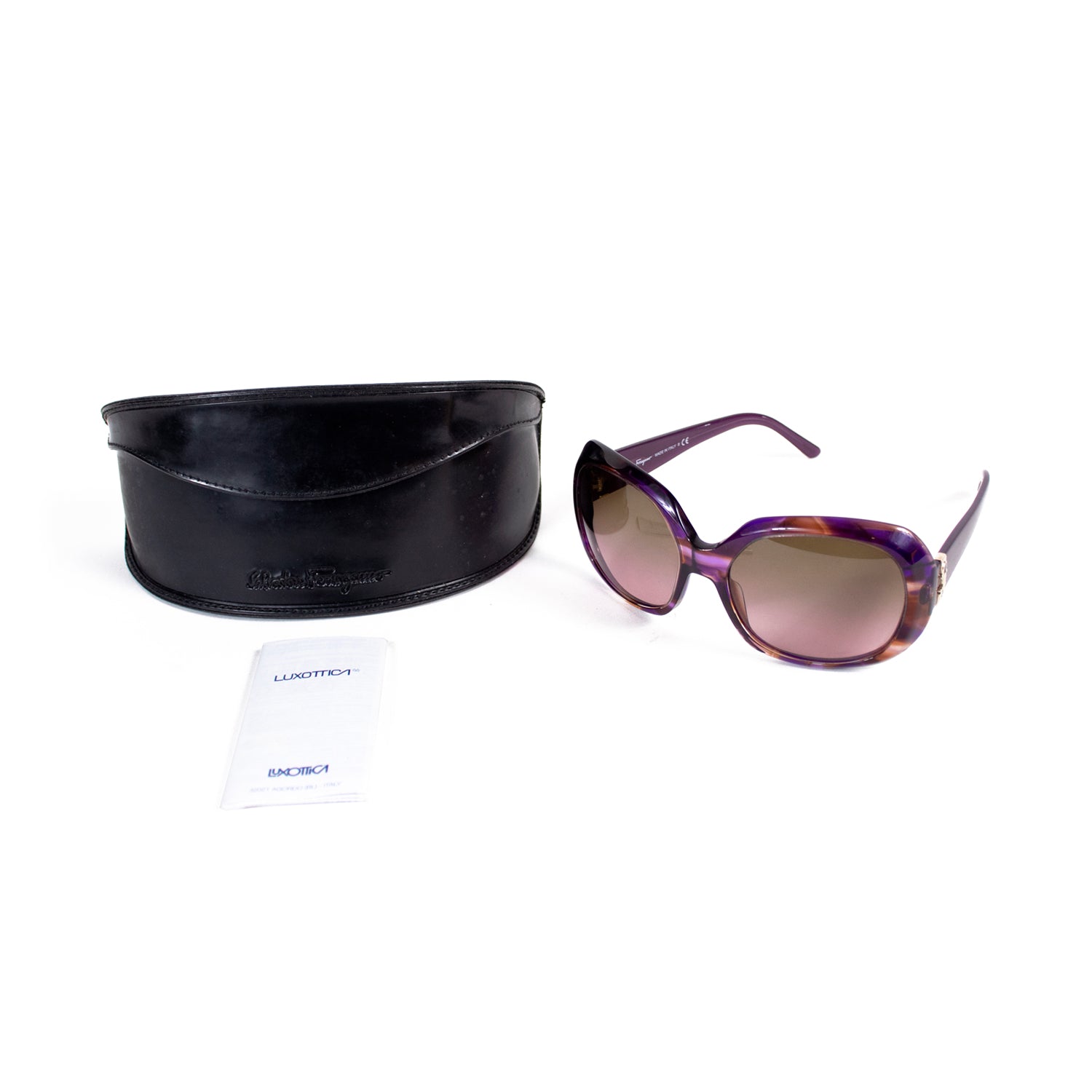 Salvatore Ferragamo Gradient Rectangular Sunglasses