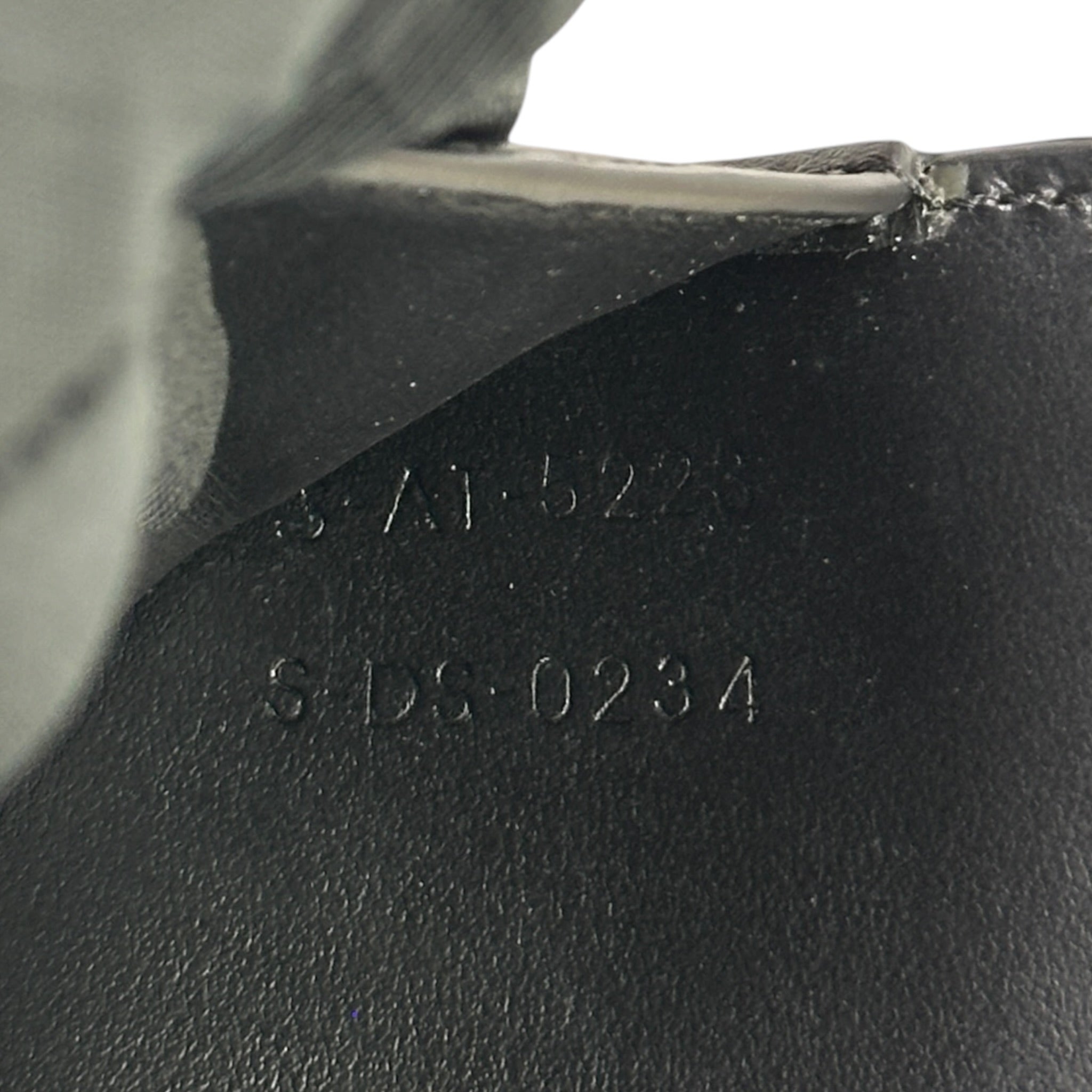 Celine Triomphe Compact Wallet Small Black Shiny Calfskin