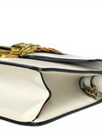 Gucci Sylvie White Leather Bag