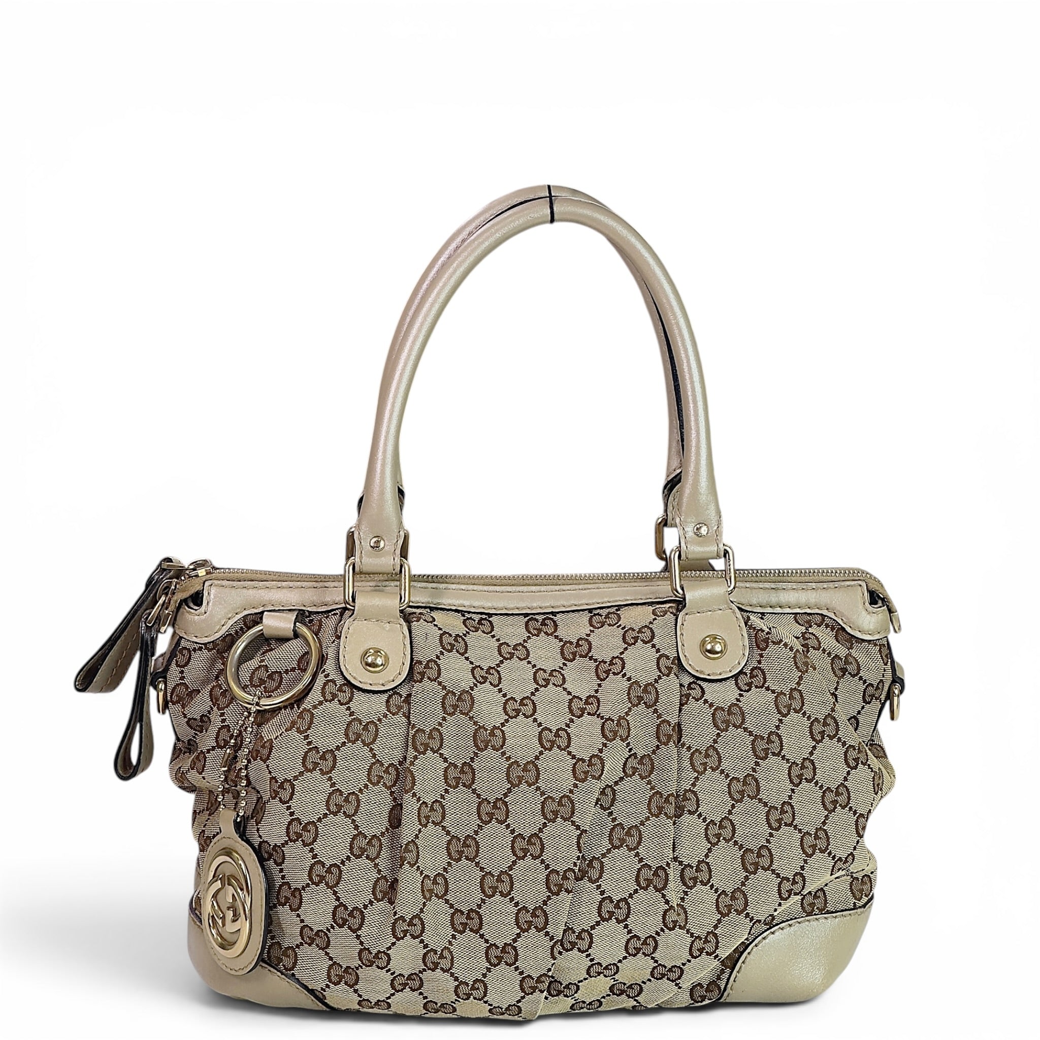 Gucci Sukey Gg Monogram Canvas Handbag