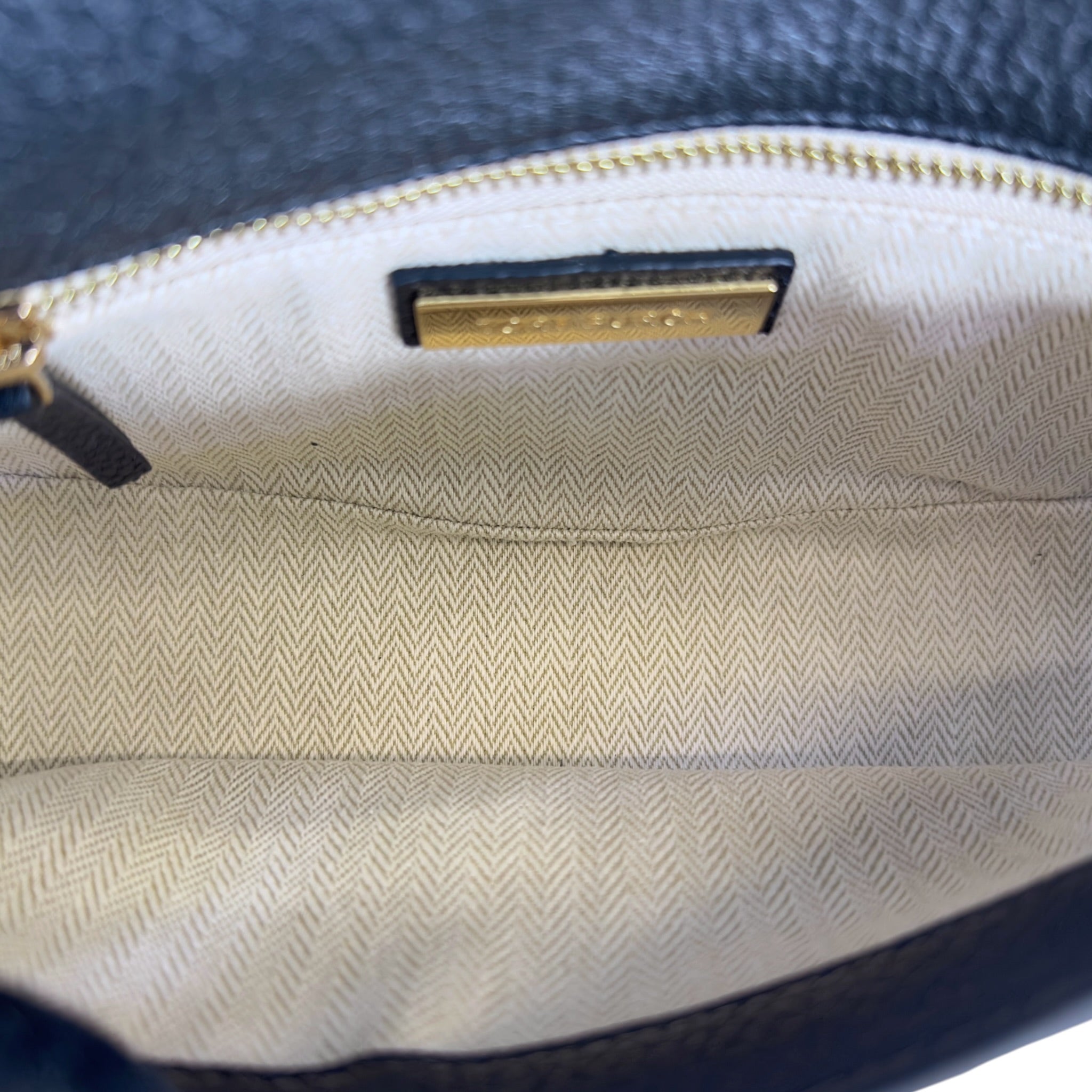 Tory Burch Britten Convertible Black Leather Crossbody