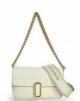 Marc Jacobs The J Marc White Leather Shoulder Bag