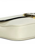 Marc Jacobs The J Marc White Leather Shoulder Bag