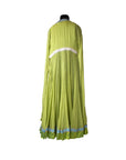 Anamika Khanna Green Open Gown With Pants