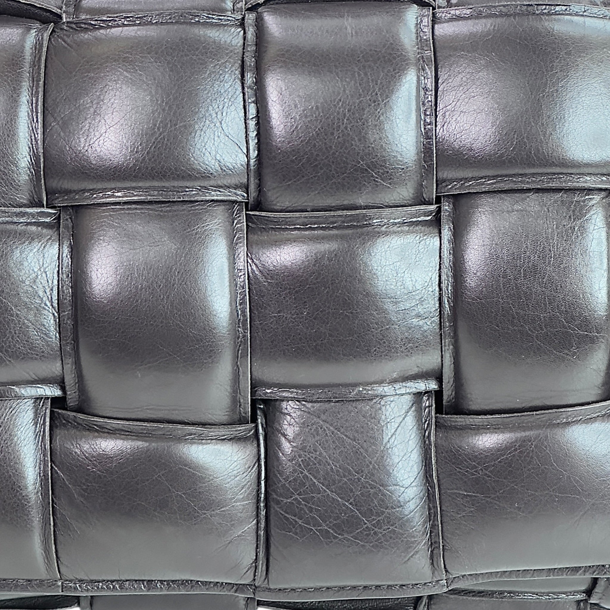 Bottega Veneta Padded Dark Brown Leather Cassette Bag