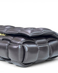 Bottega Veneta Padded Dark Brown Leather Cassette Bag