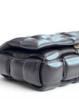 Bottega Veneta Padded Dark Brown Leather Cassette Bag