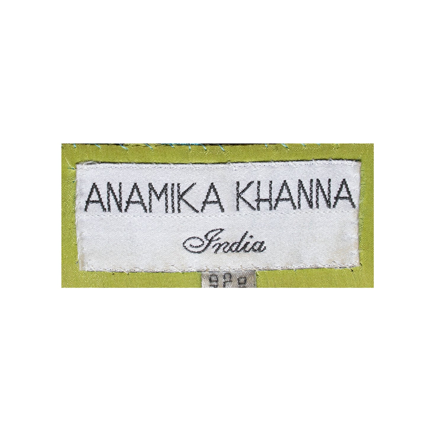 Anamika Khanna Green Open Gown With Pants