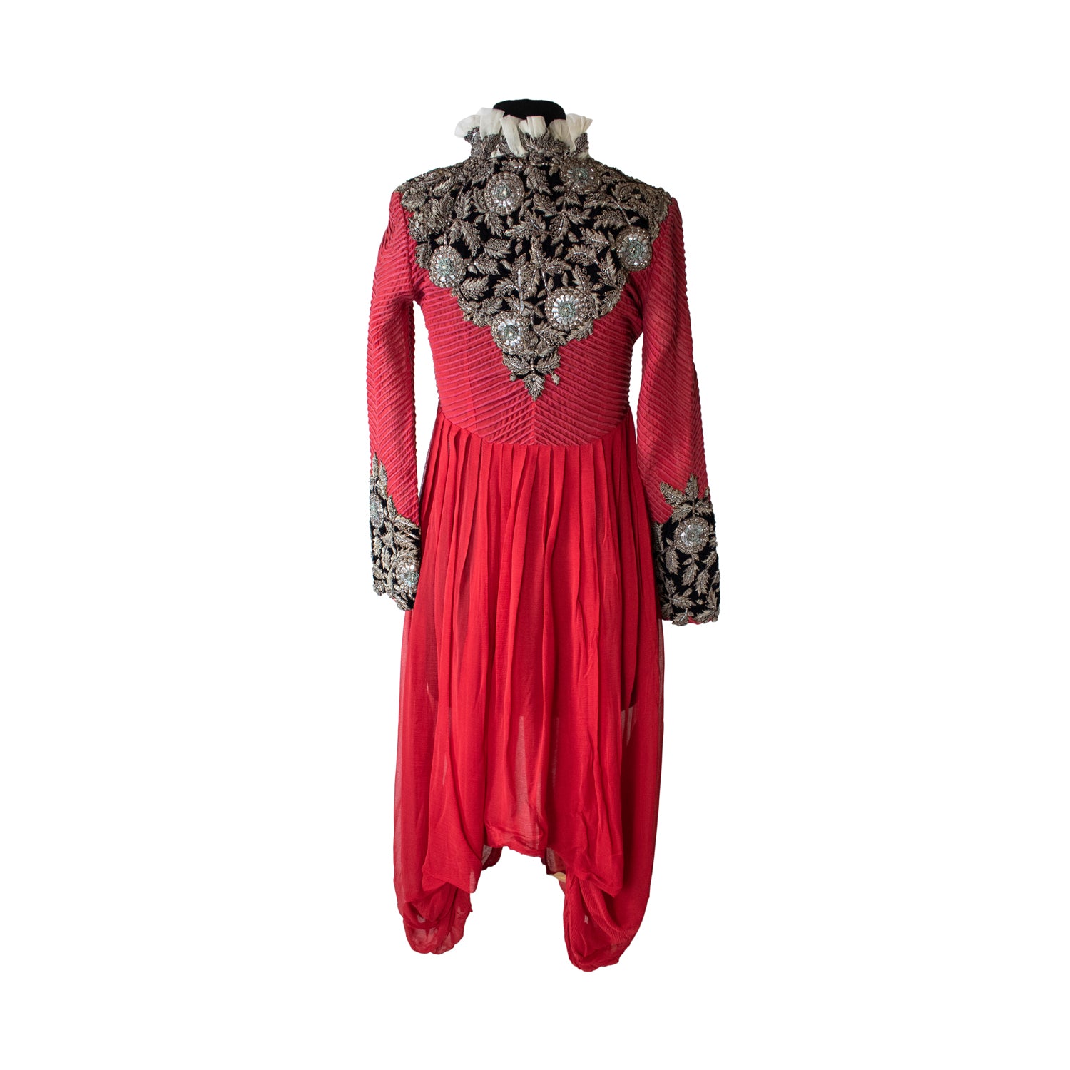 Anamika Khanna Red embellished kurta with pants