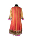 Orange Pink Kurti With Dupatta