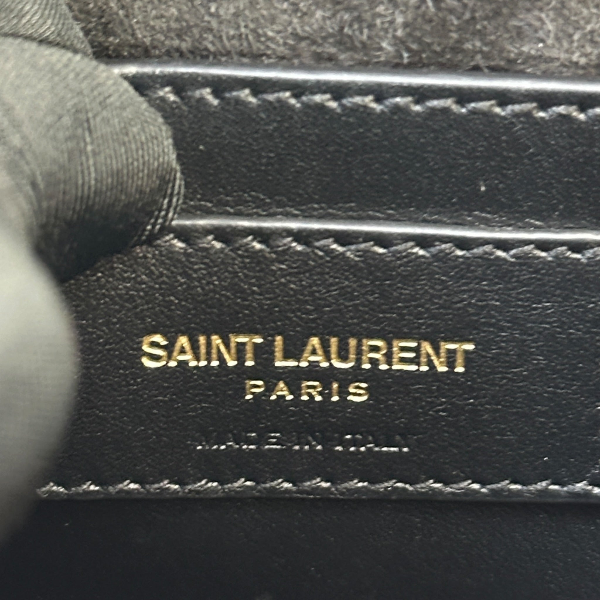 Saint Laurent Kate Tassel Bag Small Black Leather