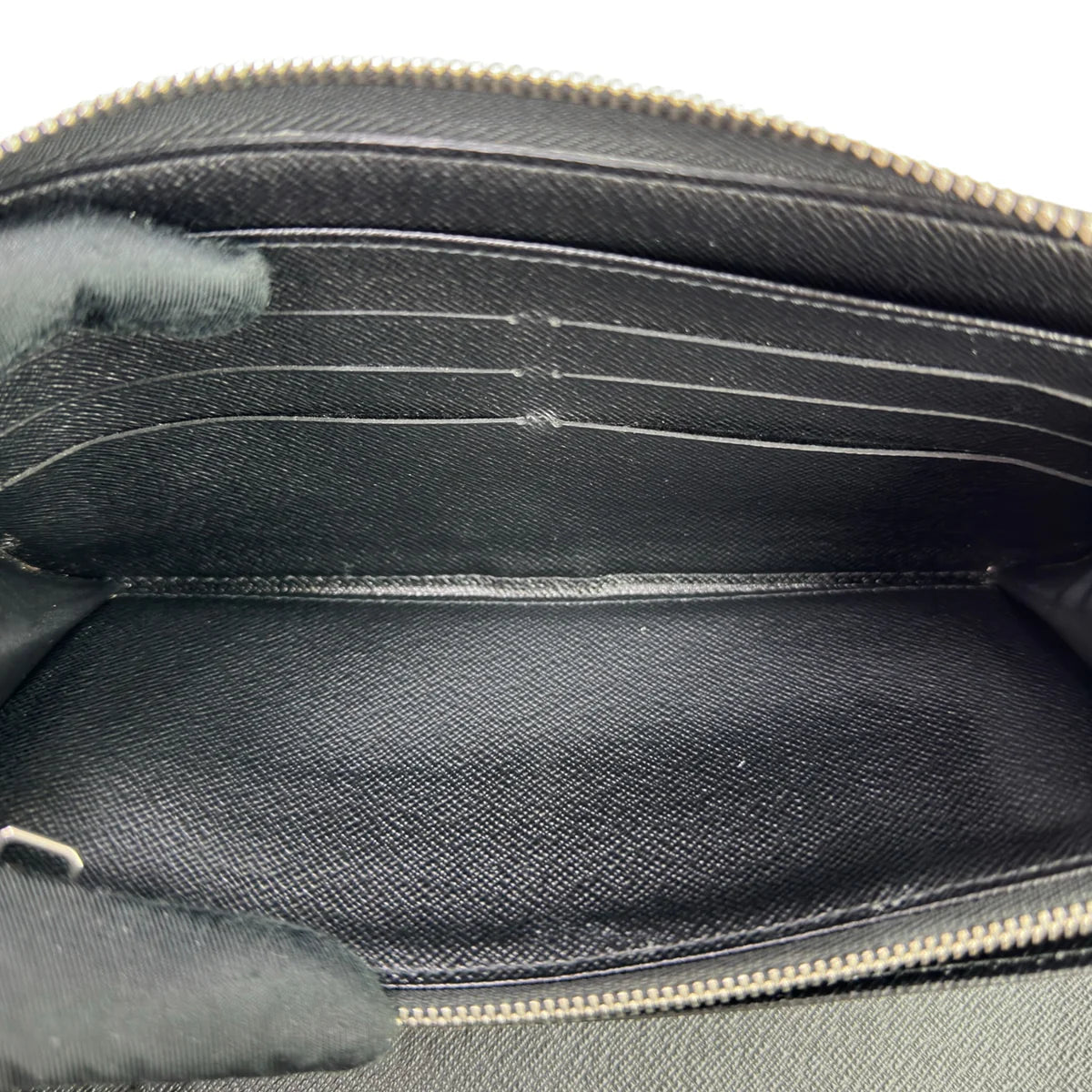 Louis Vuitton Zippy Horizontal Wallet Damier Graphite Canvas