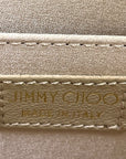 Jimmy Choo Candy Clutch Bag Acrylic Silver Glitter