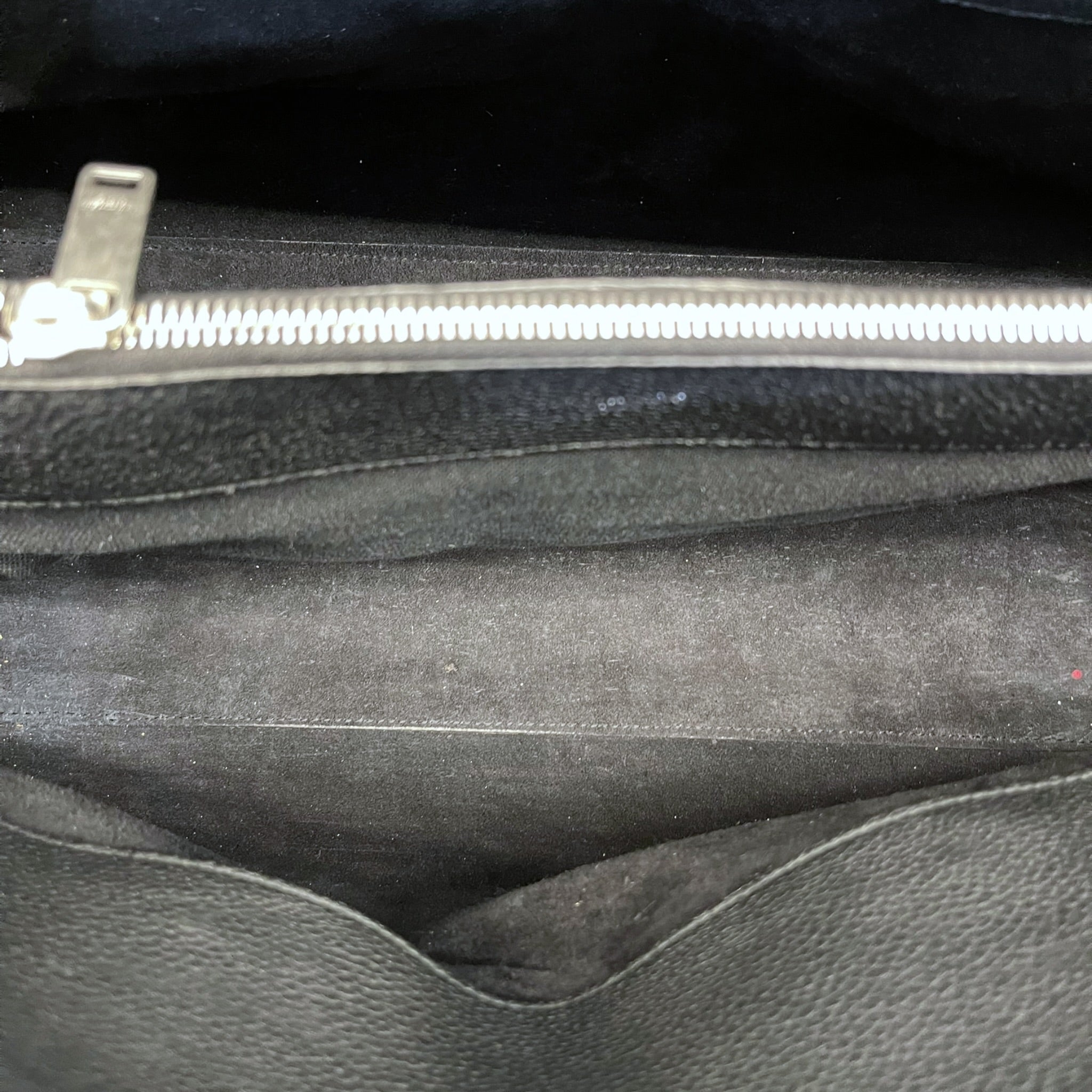 Saint Laurent Sac De Jour Large Black Grained Leather