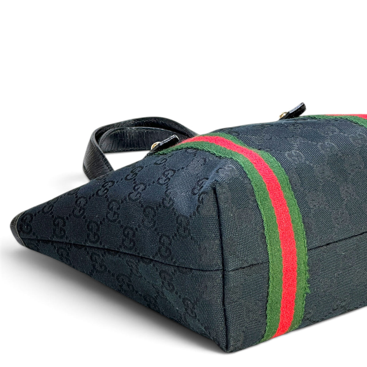 Gucci Jolicoeur Mini Black canvas hand bag
