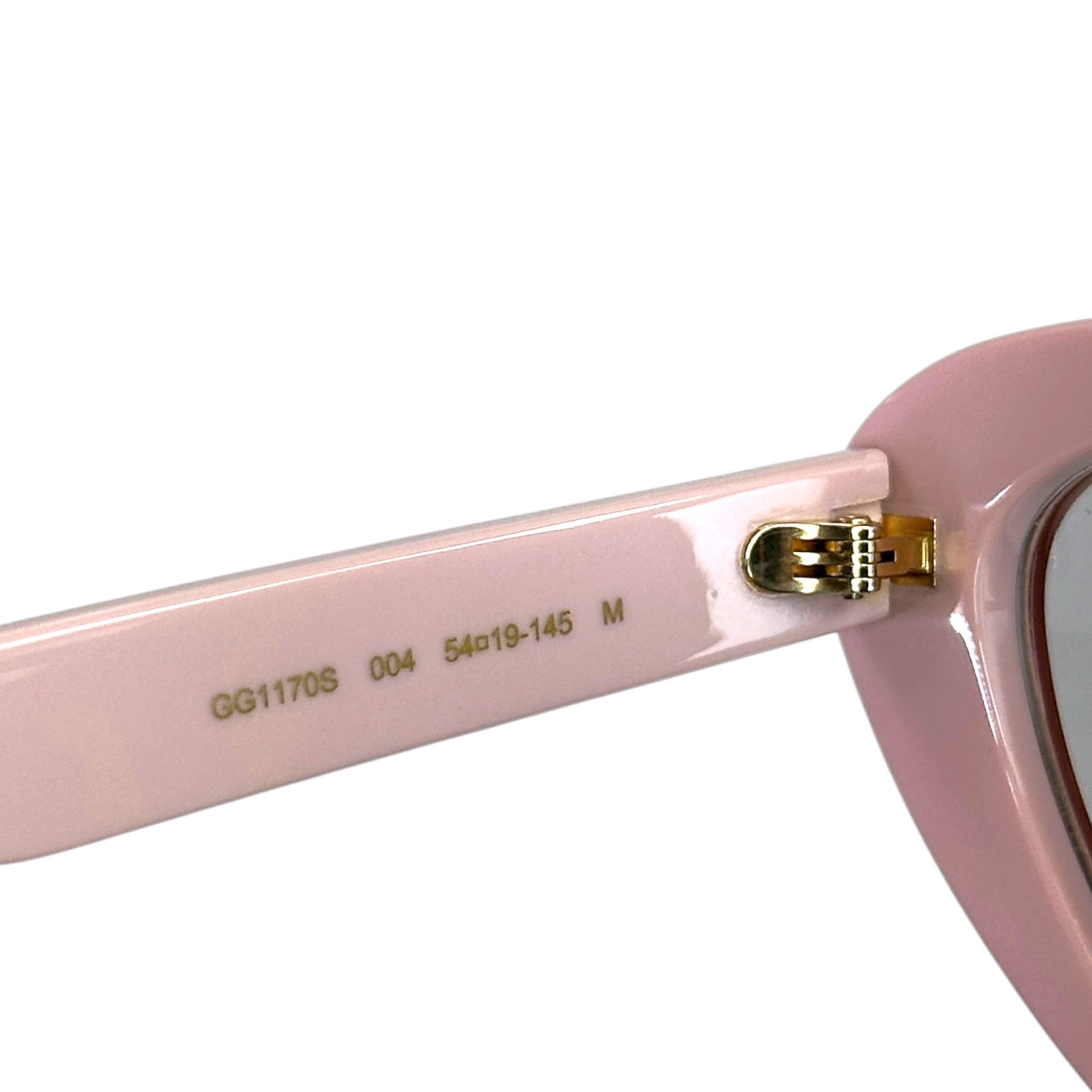 Gucci pink cat eye sunglasses