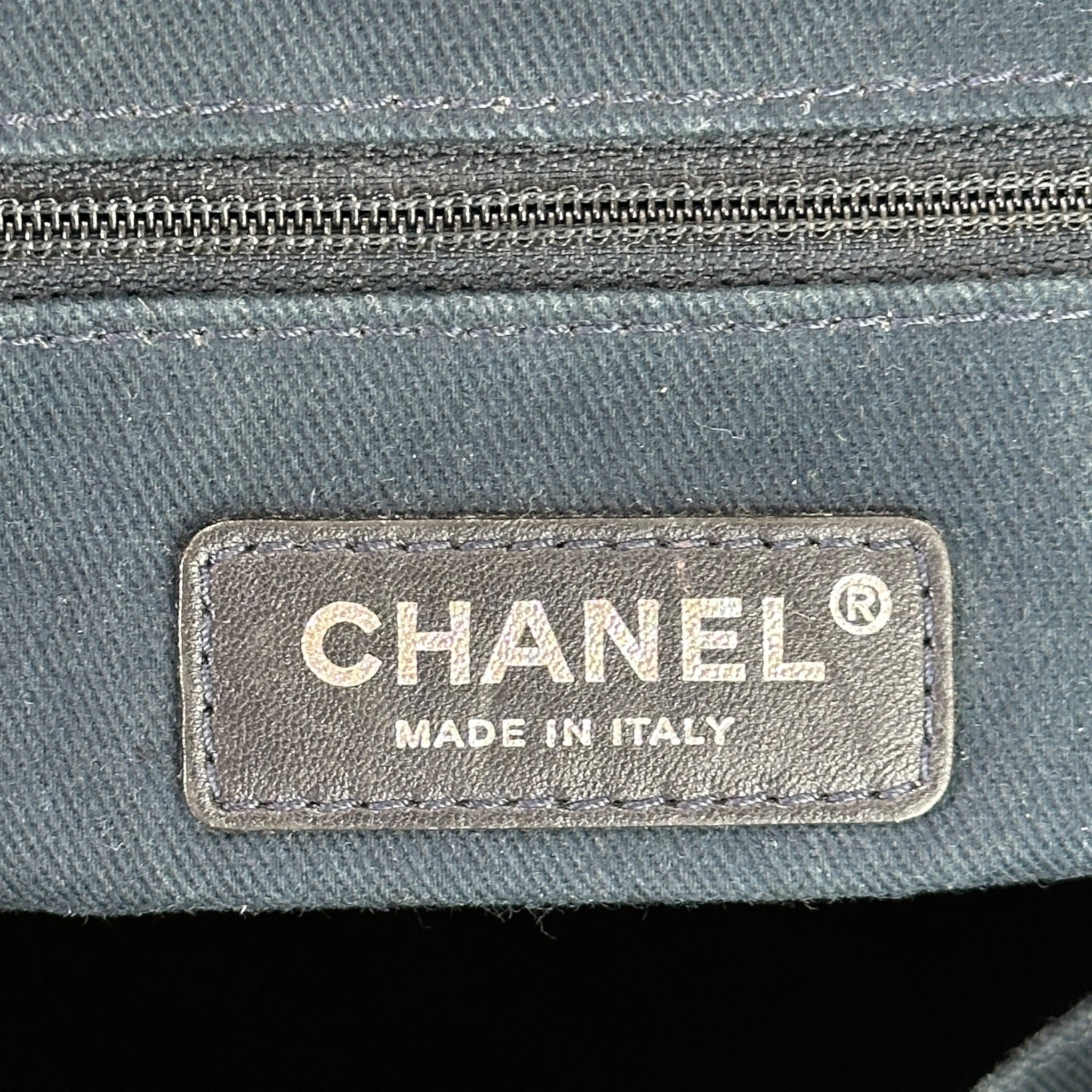 Chanel Deauville Shopper Tote White Canvas