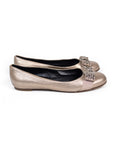 Metallic Nubuck Ballet Flat-6M