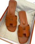 Hermès Oran EU 37 (Orange Canyon)