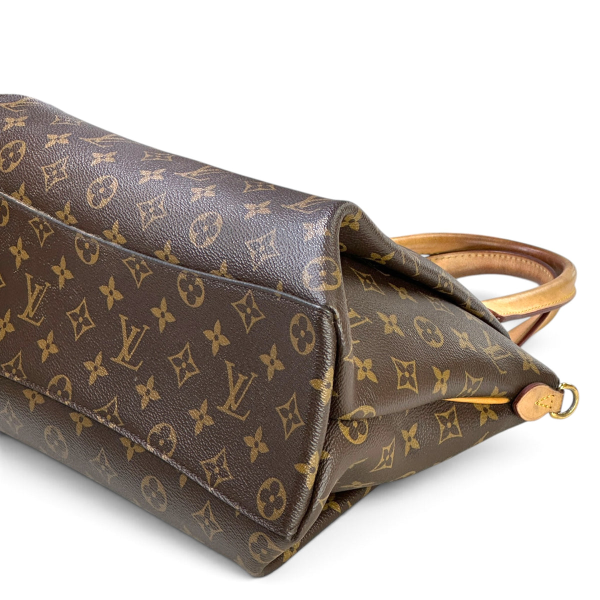 Louis Vuitton Rivoli PM brown canvas leather handbag