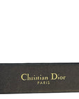 Dior Saddle CD Belt Black Calfskin 75cm