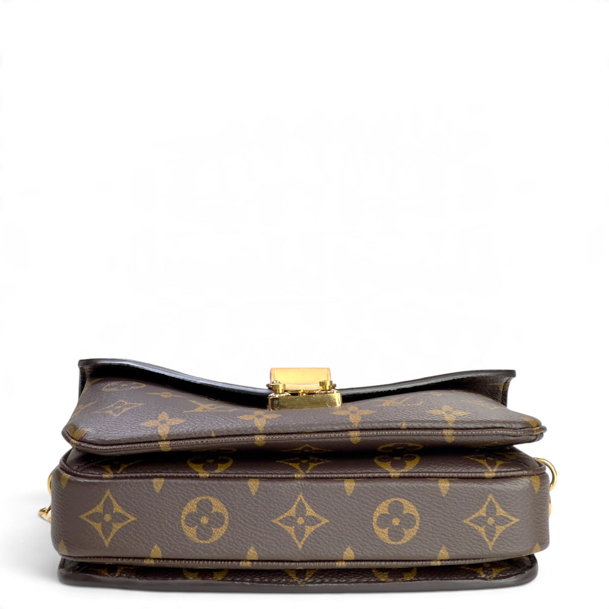 Louis Vuitton Métis small brown canvas leather pochette