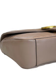 Gucci GG Marmont Shoulder Bag Beige Matelassé Leather