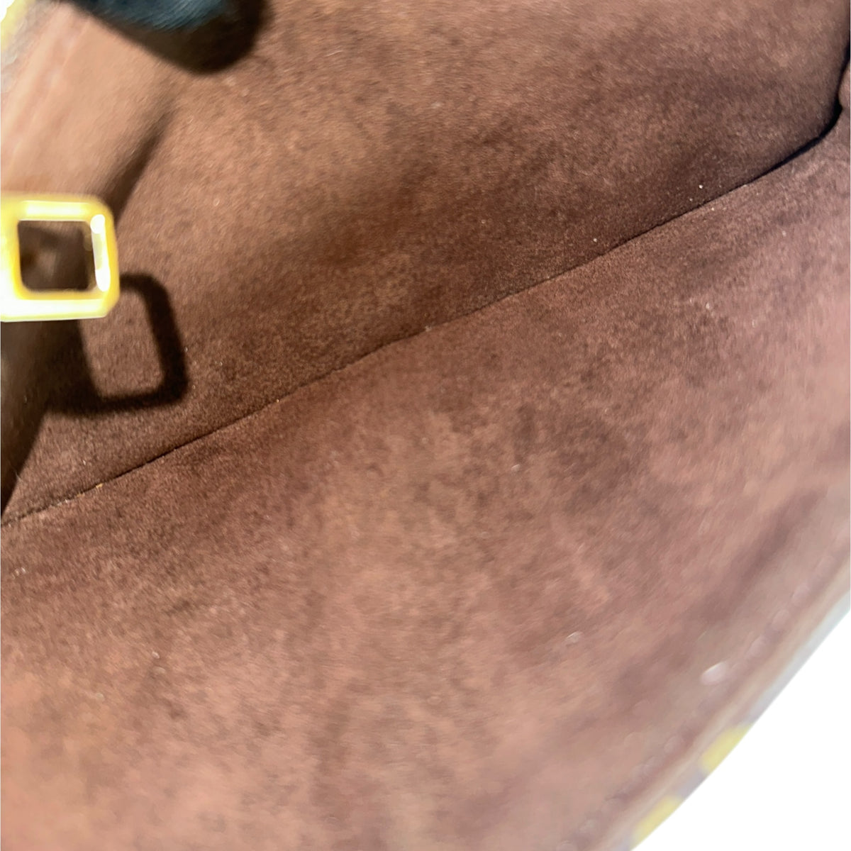 Louis Vuitton Métis small brown canvas leather pochette