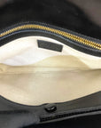 Gucci GG Matelassé Small Shoulder Bag Black Guccissima Leather