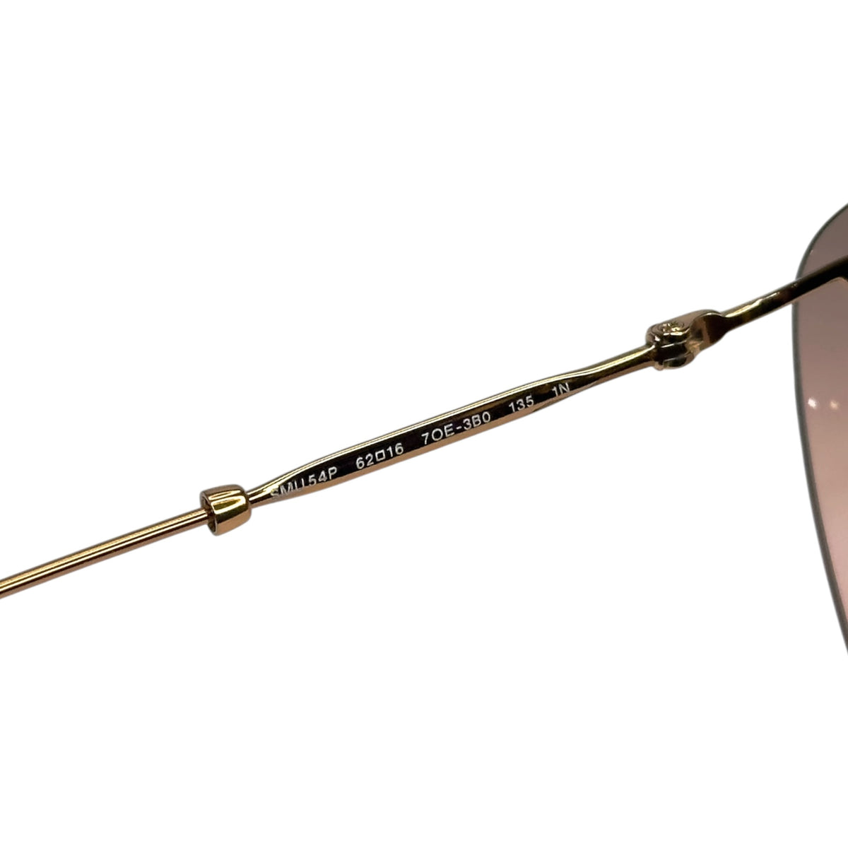 Miu Miu rimless pink gradient sunglasses