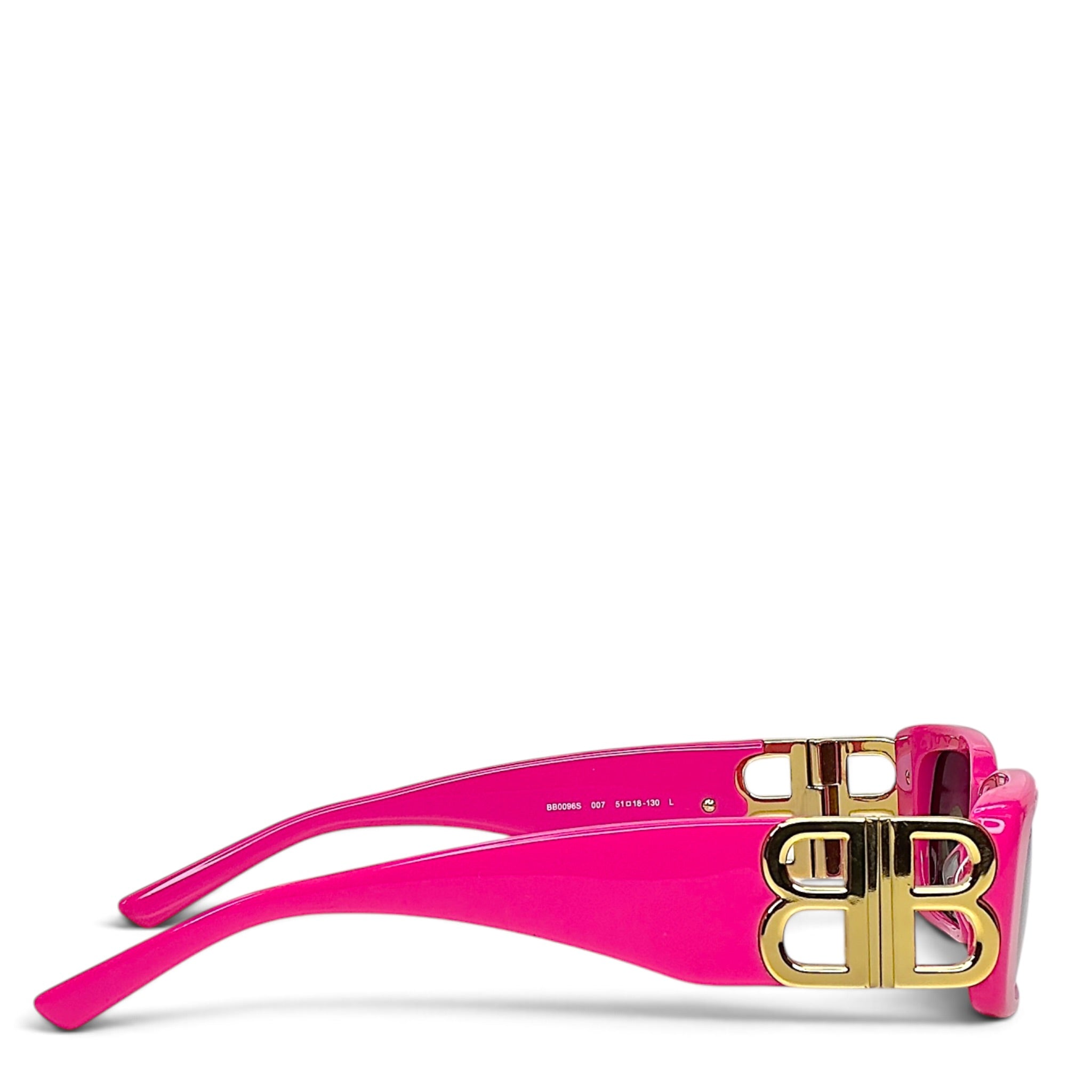 Balenciaga Neon Pink Sunglasses BB0095S