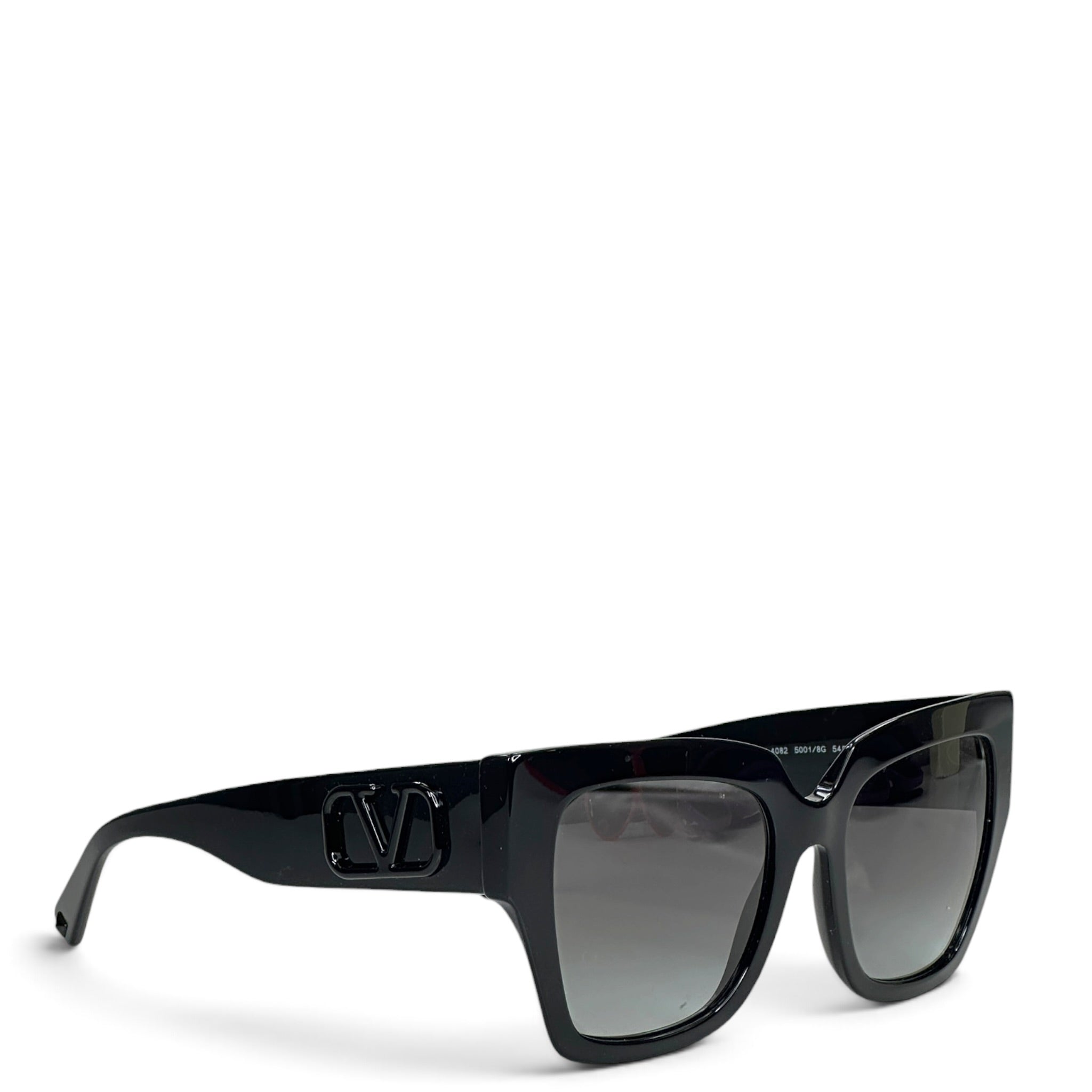 Valentino Garvani V-Sette Black Sunglasses