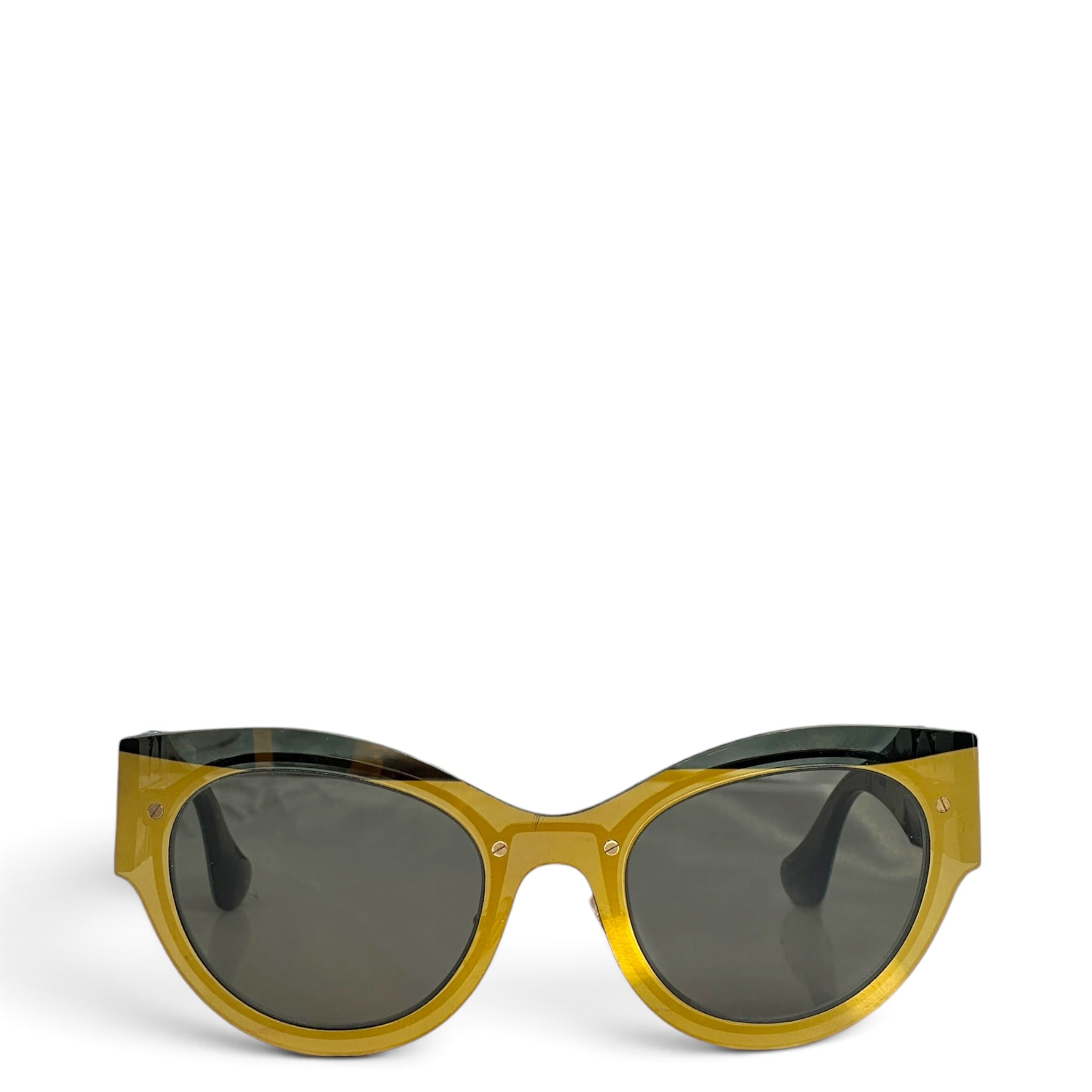 Versace VE2234 Gold Mirror Frame Sunglasses