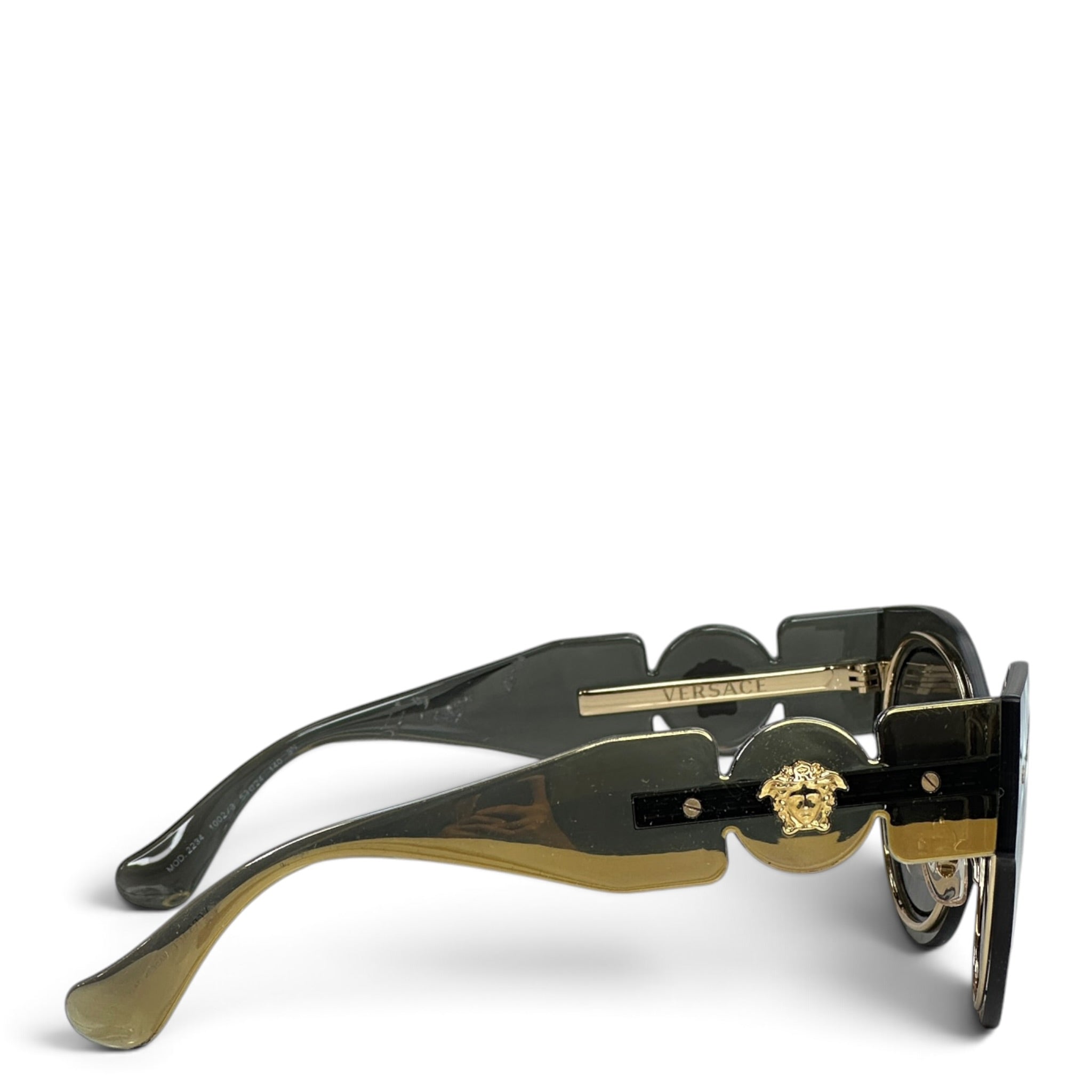 Versace VE2234 Gold Mirror Frame Sunglasses