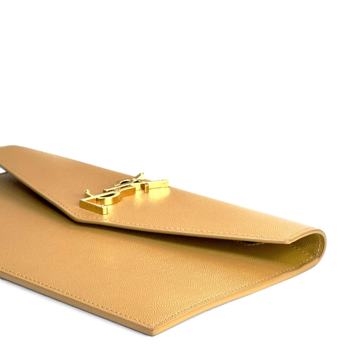 Saint Laurent Uptown medium beige leather Pouch