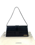 Jacquemus The Long Bambino Bag Black Leather