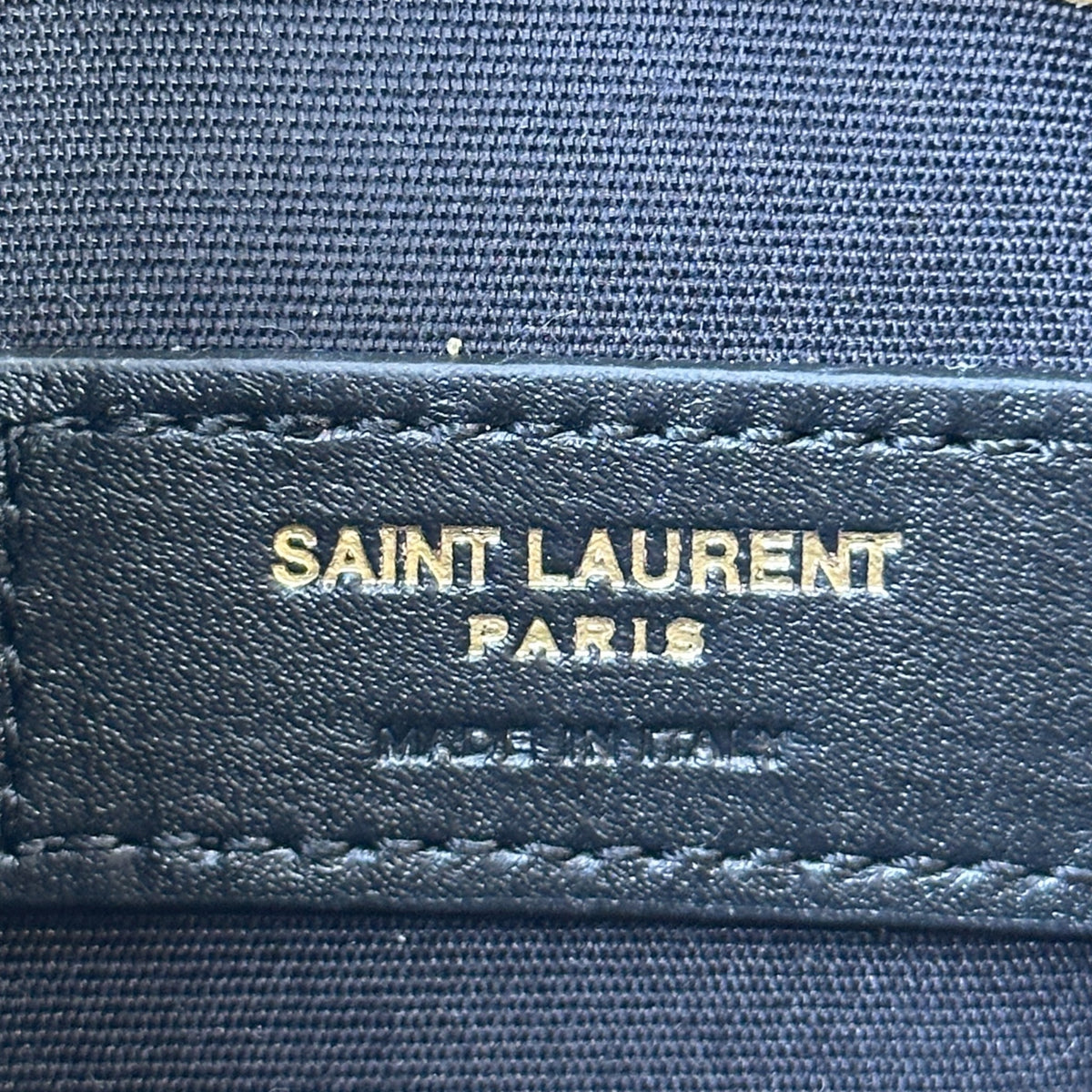 Saint Laurent Uptown medium beige leather Pouch