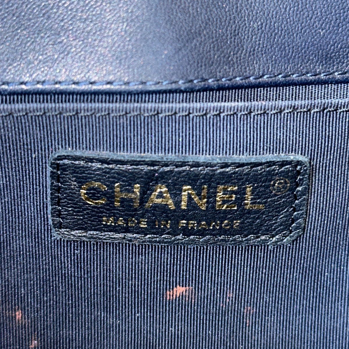 Chanel Boy medium blue calfskin Flap Bag