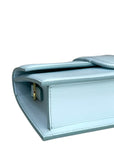 Jacquemus The Large Bambino Bag Light Blue Leather