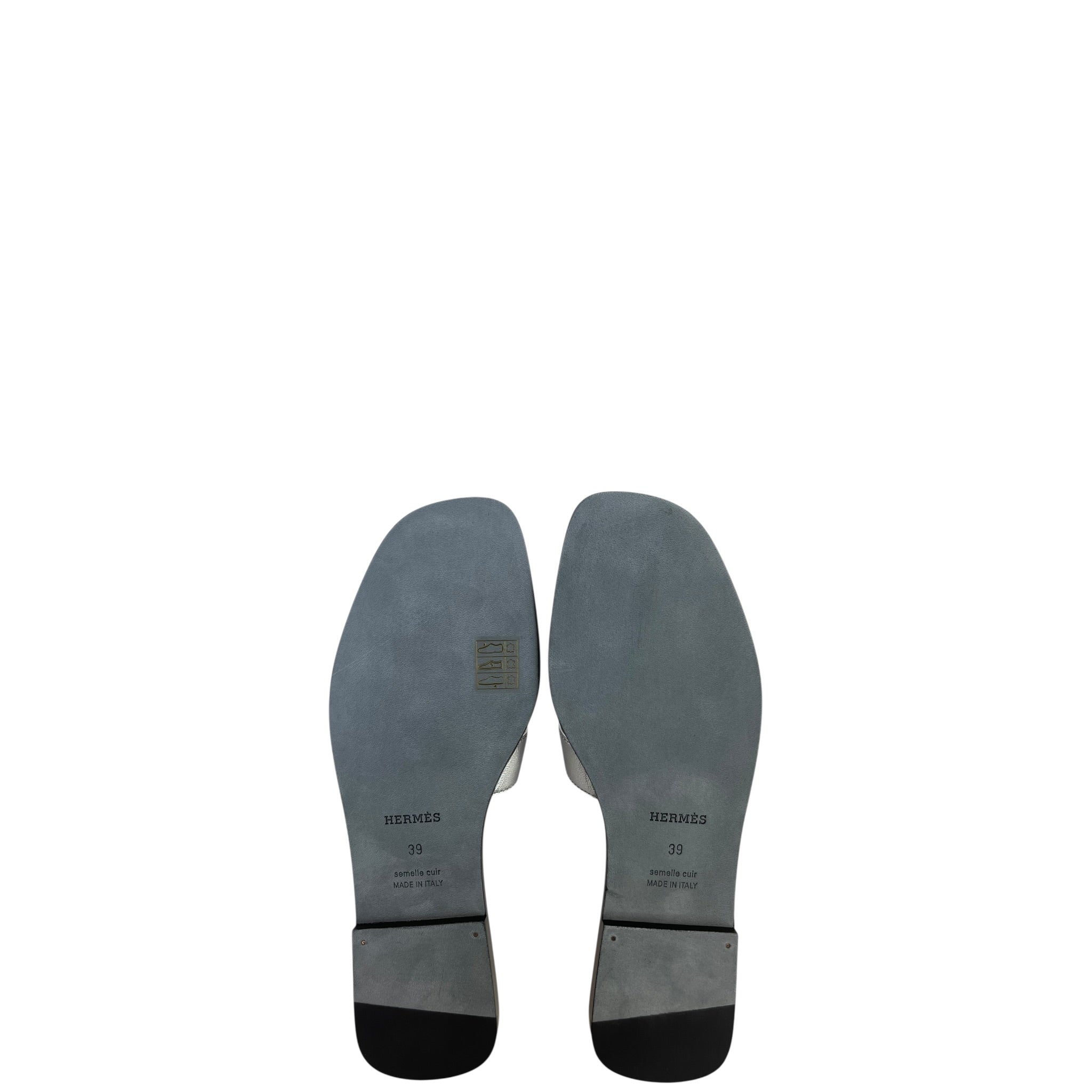 Hermès Oran EU 39 (Gris Argenté)