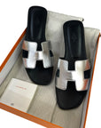 Hermès Oran EU 39 (Gris Argenté)