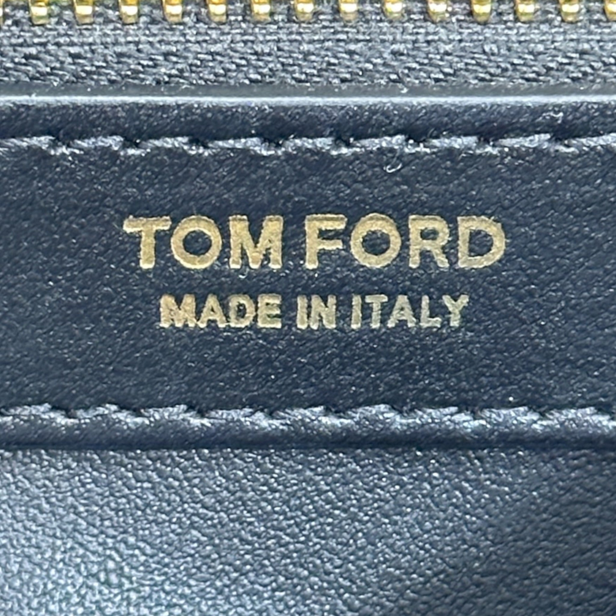 Tom Ford Envelope Tassel Shoulder Bag Gold Python